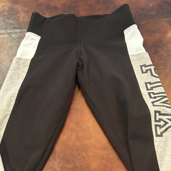 NWOT Pink Victoria's Secret Super Slim Strappy Yoga Leggings Pants - Picture 6 of 9